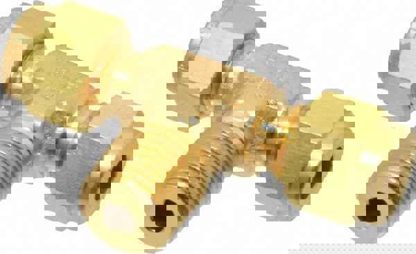 Compression Tube Male Branch Tee: 1/4